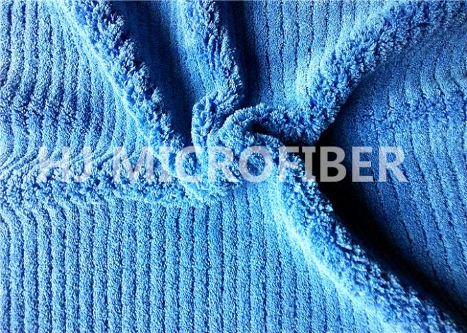 550gsm 극세사 두꺼운 줄무늬 산호 양털 피복 Roya Blue150cm
