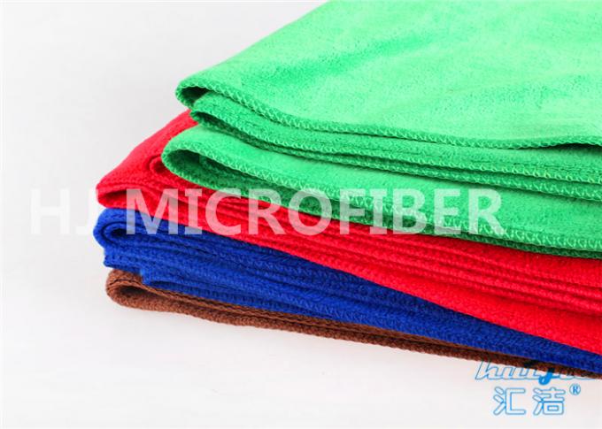 솔질한 테리 피복, Microfibre 피복 차 청소가 OEM에 의하여 극세사 씨실 뜨개질을 했습니다