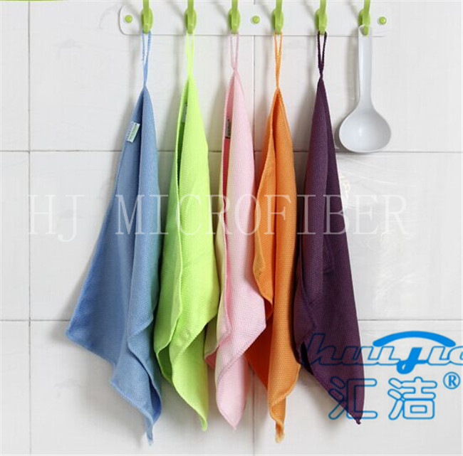 창 청소를 위한 빨강/파란/황색 빨 수 있는 Microfiber 유리제 청소 피복