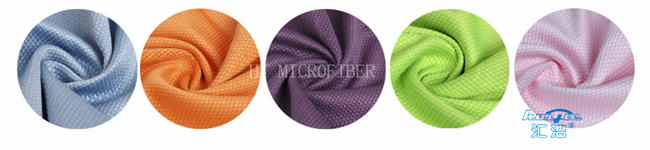 창 청소를 위한 빨강/파란/황색 빨 수 있는 Microfiber 유리제 청소 피복