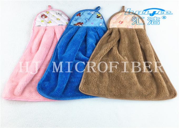 부엌 목욕탕을 위한 다채로운 가정 근본적인 Microfiber 만화 손타월 산호 양털 피복