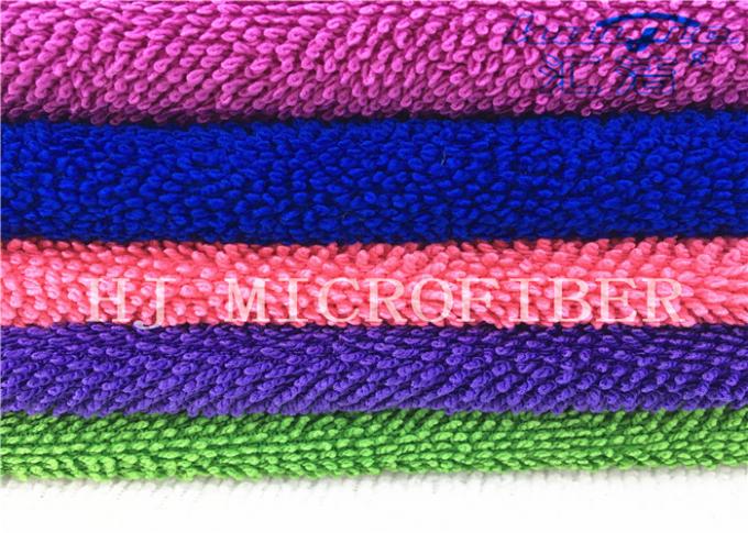 Mop 또는 수건에서 이용되는 흡수성 Microfiber 청소 피복 Microfiber 강선전도 직물