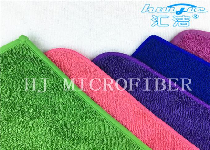 Mop 또는 수건에서 이용되는 흡수성 Microfiber 청소 피복 Microfiber 강선전도 직물