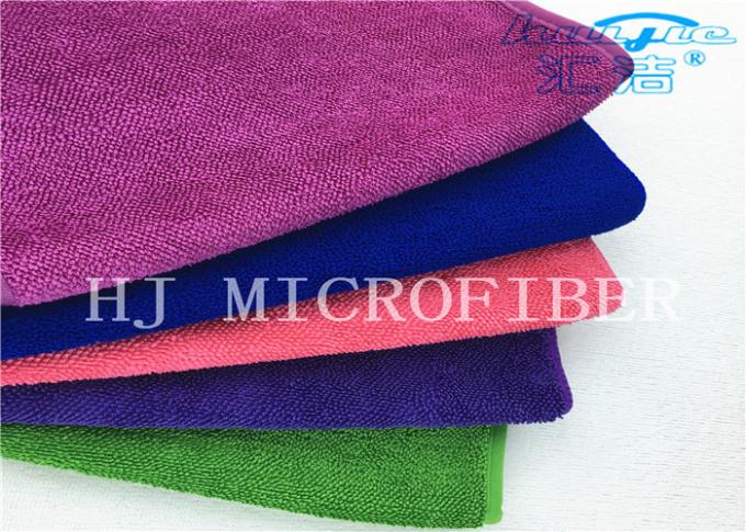 Mop 또는 수건에서 이용되는 흡수성 Microfiber 청소 피복 Microfiber 강선전도 직물