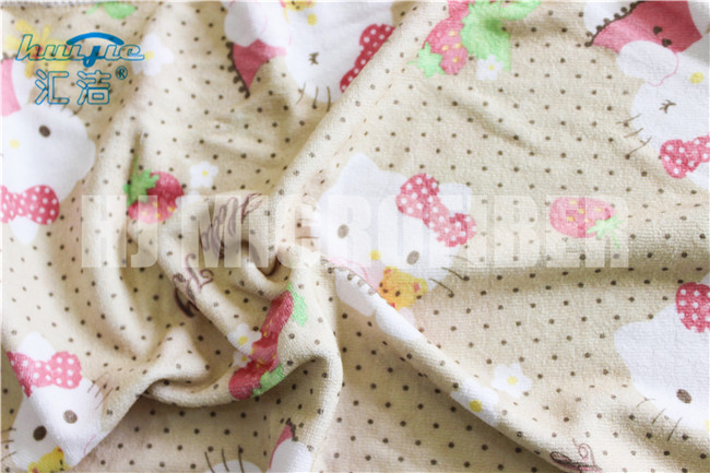만조 흡수 330gsm 40*40cm는 microfiber 깨끗한 수건을 인쇄했습니다
