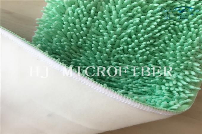 녹색 Microfiber 작은 셔닐 실 직물 Mop 머리 Mop 보충 패드
