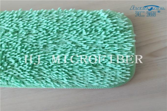 녹색 Microfiber 작은 셔닐 실 직물 Mop 머리 Mop 보충 패드