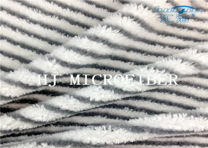 Microfiber 직물 Mops를 위한 회색 단단한 철사 직물 보충물을 가진 산호 양털 직물은 조밀도를 주문을 받아서 만들었습니다