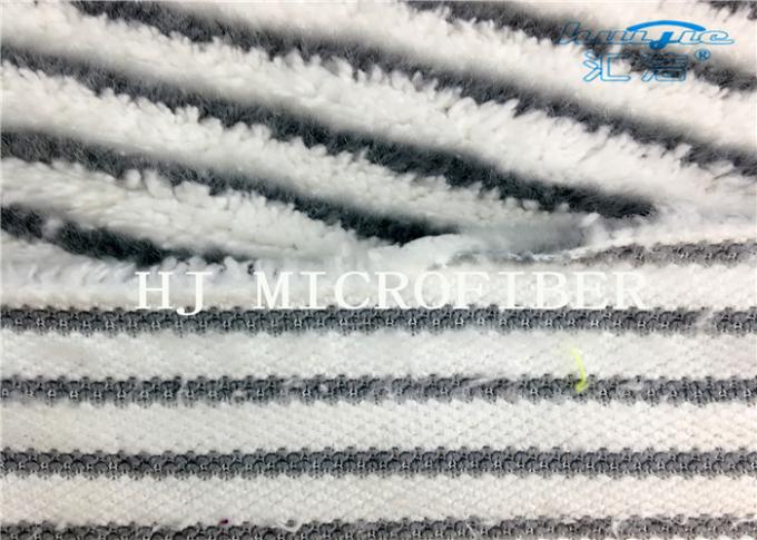 Microfiber 직물 Mops를 위한 회색 단단한 철사 직물 보충물을 가진 산호 양털 직물은 조밀도를 주문을 받아서 만들었습니다