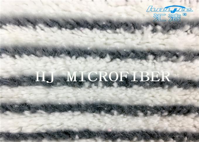 Microfiber 직물 Mops를 위한 회색 단단한 철사 직물 보충물을 가진 산호 양털 직물은 조밀도를 주문을 받아서 만들었습니다