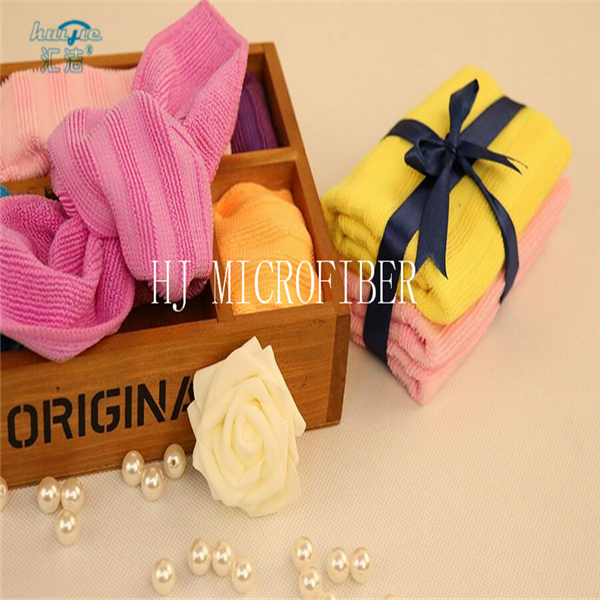 다채로운 큰 진주 가정 최고 연약한 최고 흡수제를 위한 모양 Microfiber 청소 피복 수건
