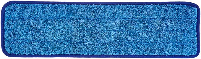 Microfiber 습기 Mop 청소 패드, 보충물 Mop 머리, 평야, 18 인치, 파란 젖은 패드