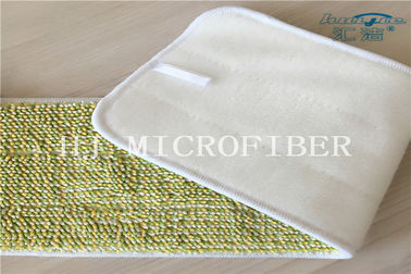 가정 청소를 위한 털실에 의하여 염색되는 Microfiber 작은 셔닐 실 Microfiber 젖은 Mop 패드