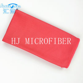 빨간 Microfiber 유리제 청소 피복 수건 40*40 린트천 - 창 세척 피복을 위해 해방하십시오