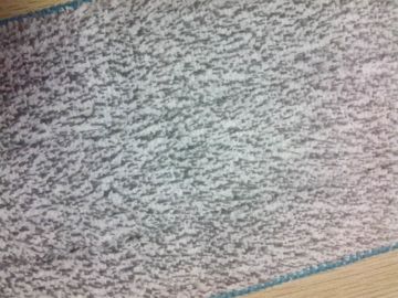 회색 길쌈된 microfiber 산호 양털 11*34 5mm 갯솜 자루 걸레 패드를 세척하는 자유재량