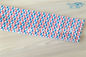 빨간 파란 백색 색깔 털실에 의하여 염색되는 Microfiber 자카드 직물 소형 모양 Mop 머리 Mop 보충 패드