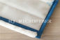백색 색깔 Microfiber 가정 청소를 위한 기계에 의하여 뜨개질을 하는 직물 Mop 머리 Mop 보충 패드