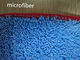 13 * 47Cm Microfiber 젖은 Mop는 맨 위 파란 뒤트는 직물 지면 청소를 덧댑니다