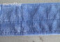 Microfiber 산호 양털 13*45cm 파란 건조한 편평한 지면 Mop 패드 자루 걸레 머리