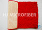 빨간색 근본 큰 셔닐 실 목욕탕 문 Microfiber 매트 최고 연약한 최고 유용한 가정