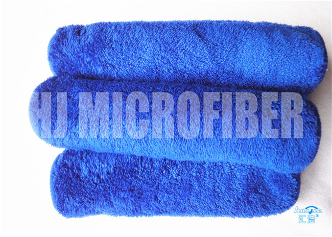 최고 흡수성 부엌을 위한 파란 색깔 손타월 Mixrofiber 산호 양털 수건
