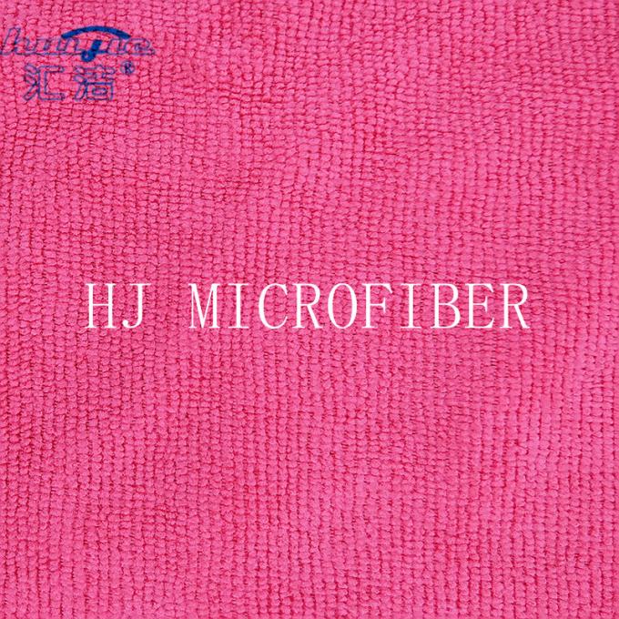 가정 사용을 위한 HUIJIE 공급자 MIcrofiber 손타월 빨간색 Microfiber 청소 피복