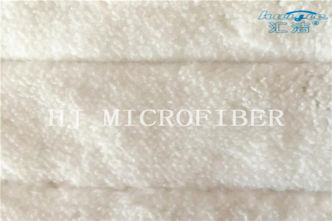 백색 색깔 Microfiber 가정 청소를 위한 기계에 의하여 뜨개질을 하는 직물 Mop 머리 Mop 보충 패드