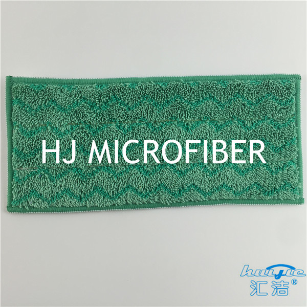 Microfiber 지면 Mop W 모양 Mop는 덧댑니다 젖은 Mop 머리 녹색 12"를 청소하는 지면을