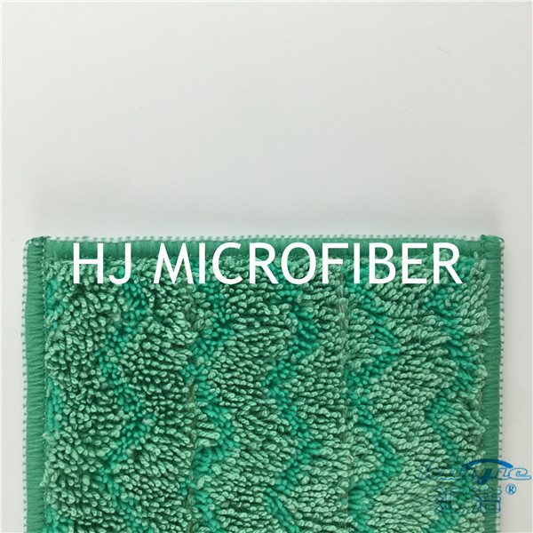 Microfiber 지면 Mop W 모양 Mop는 덧댑니다 젖은 Mop 머리 녹색 12"를 청소하는 지면을