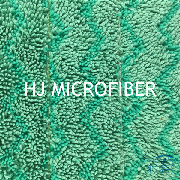 Microfiber 지면 Mop W 모양 Mop는 덧댑니다 젖은 Mop 머리 녹색 12"를 청소하는 지면을
