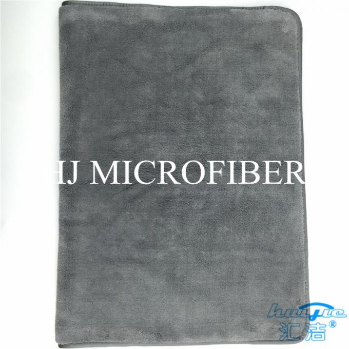 회색 색깔 차 청소 피복 수건 고/저 더미 세차는 Microfiber를 도구로 만듭니다
