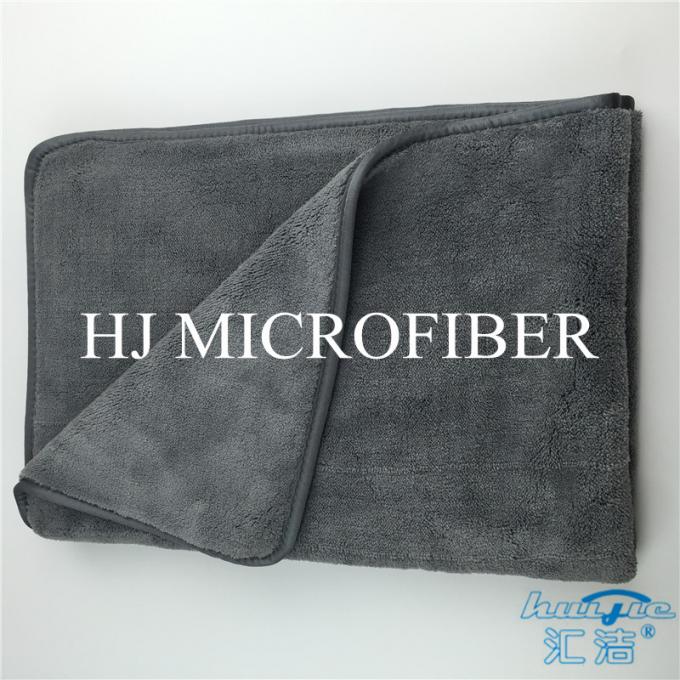회색 색깔 차 청소 피복 수건 고/저 더미 세차는 Microfiber를 도구로 만듭니다