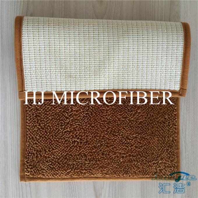 최고 연약한 Microfiber 매트 셔닐 실 발닦는 매트 지면 방석 회색 색깔 최고 흡수제