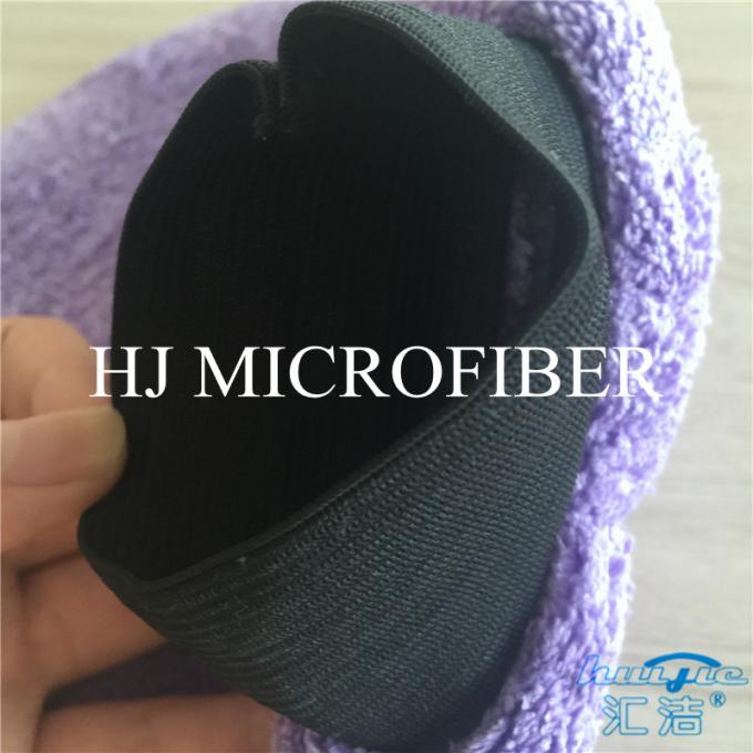자주색 Microfiber 최고 흡수성 차 청소 피복 수건 산호 양털 차 손 장갑
