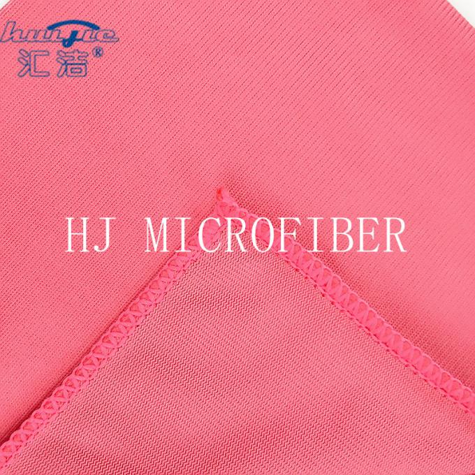 빨간 Microfiber 유리제 청소 피복 수건 40*40 린트천 - 창 세척 피복을 위해 해방하십시오