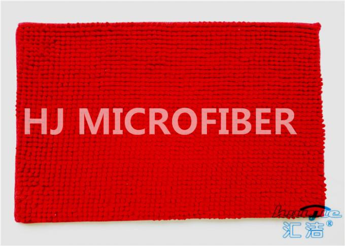 빨간색 근본 큰 셔닐 실 목욕탕 문 Microfiber 매트 최고 연약한 최고 유용한 가정