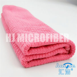 Microfiber 청소 피복 분홍색 체크 80% 폴리에스테와 20% 폴리아미드 가구 깨끗한 수건