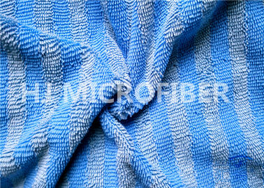 청소 제품을 위한 파란 줄무늬 대걸레 극세사 주문을 받아서 만들어진 넓은 직물