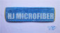 18&quot;는 파랑 Microfiber 가정 청소를 위한 젖은 Mop 패드 보충 Mop 머리를 접습니다