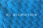 파란 색깔 자카드 직물 수건과 가정 직물을 위한 큰 진주 직물 Microfiber 청소 피복